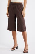 Open Edit Linen Blend Culottes