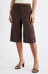 Open Edit Linen Blend Culottes