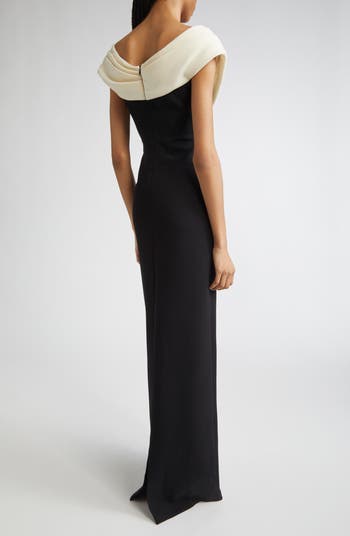 Lela Rose Cowl Neck Gown Nordstrom