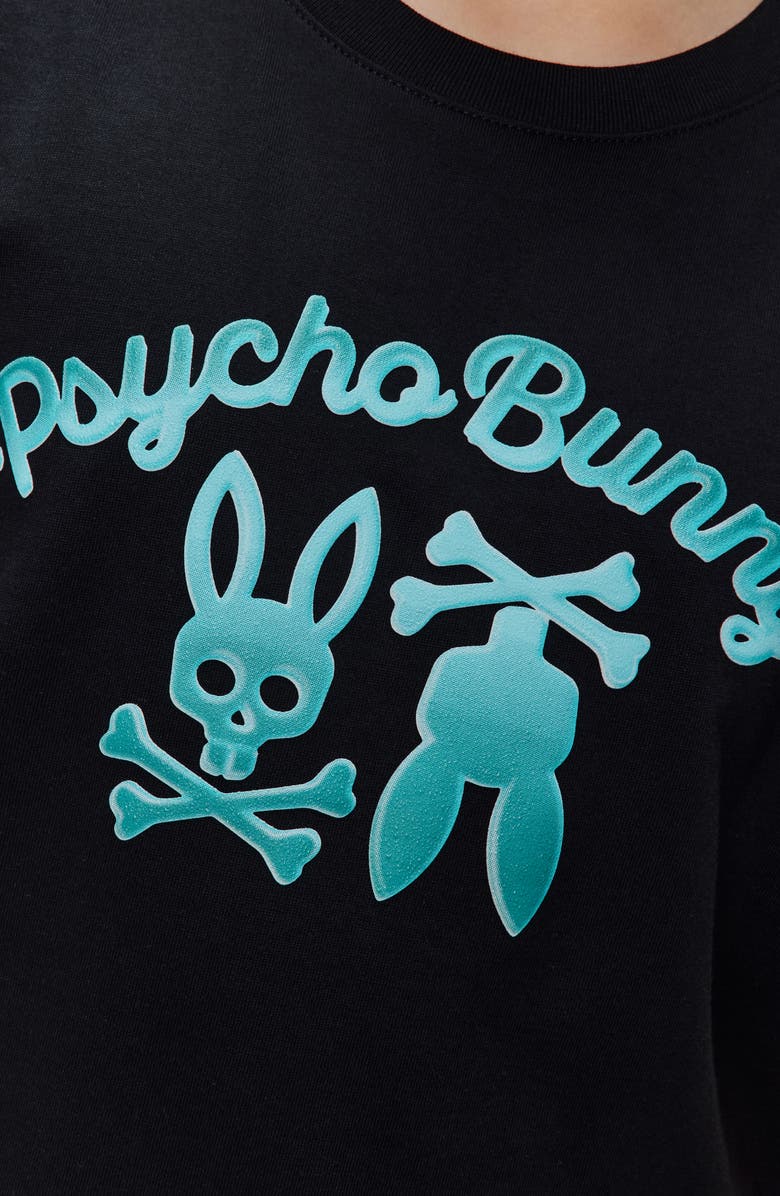 Psycho Bunny Kids' Aram Graphic T-Shirt, Alternate, color, Black