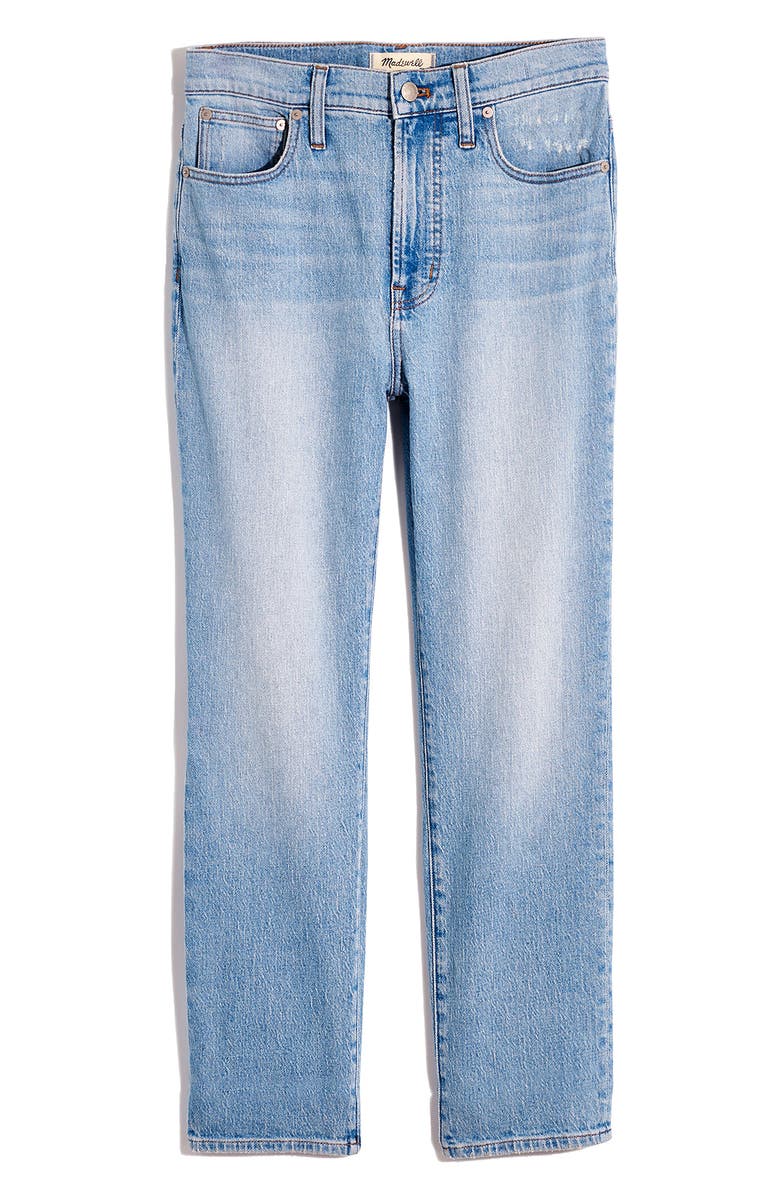 Madewell The Perfect High Waist Tapered Jeans, Alternate, color,