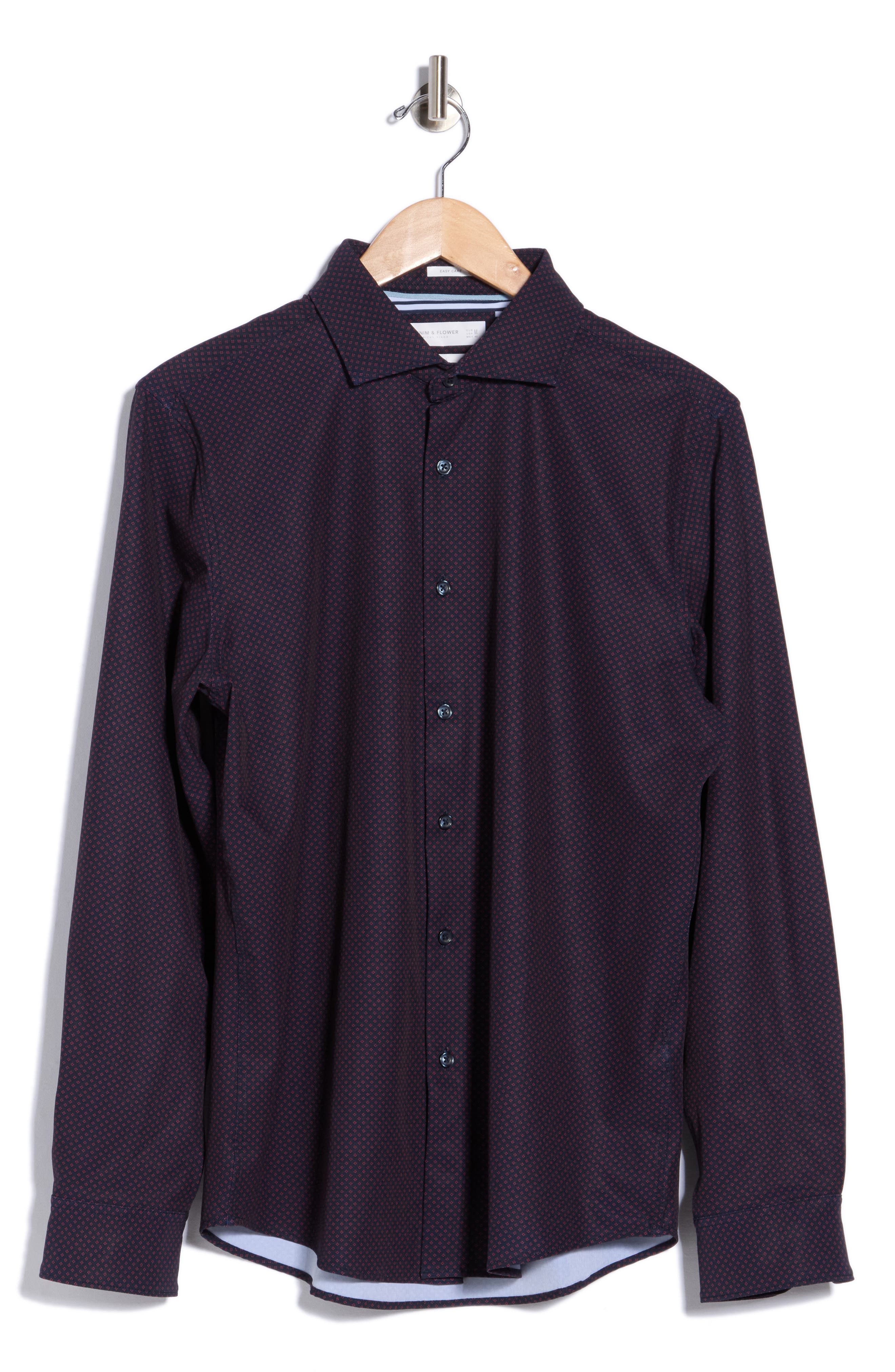 Geo Dressy Tech Button-Up Shirt