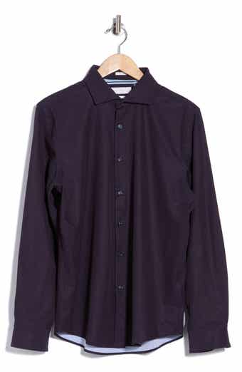 Geo Dressy Tech Button-Up Shirt