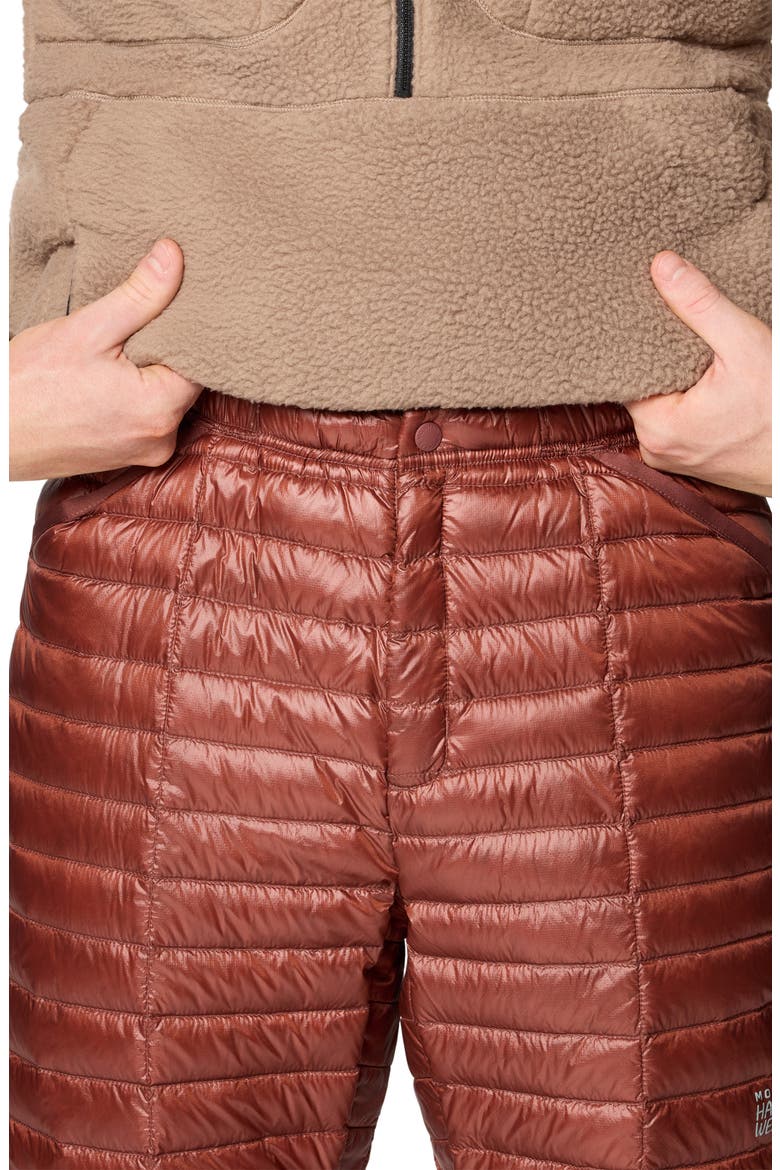 Ghost Whisperer Packable 800-Fill-Power Down Pants, Alternate, color, BOURBON BROWN