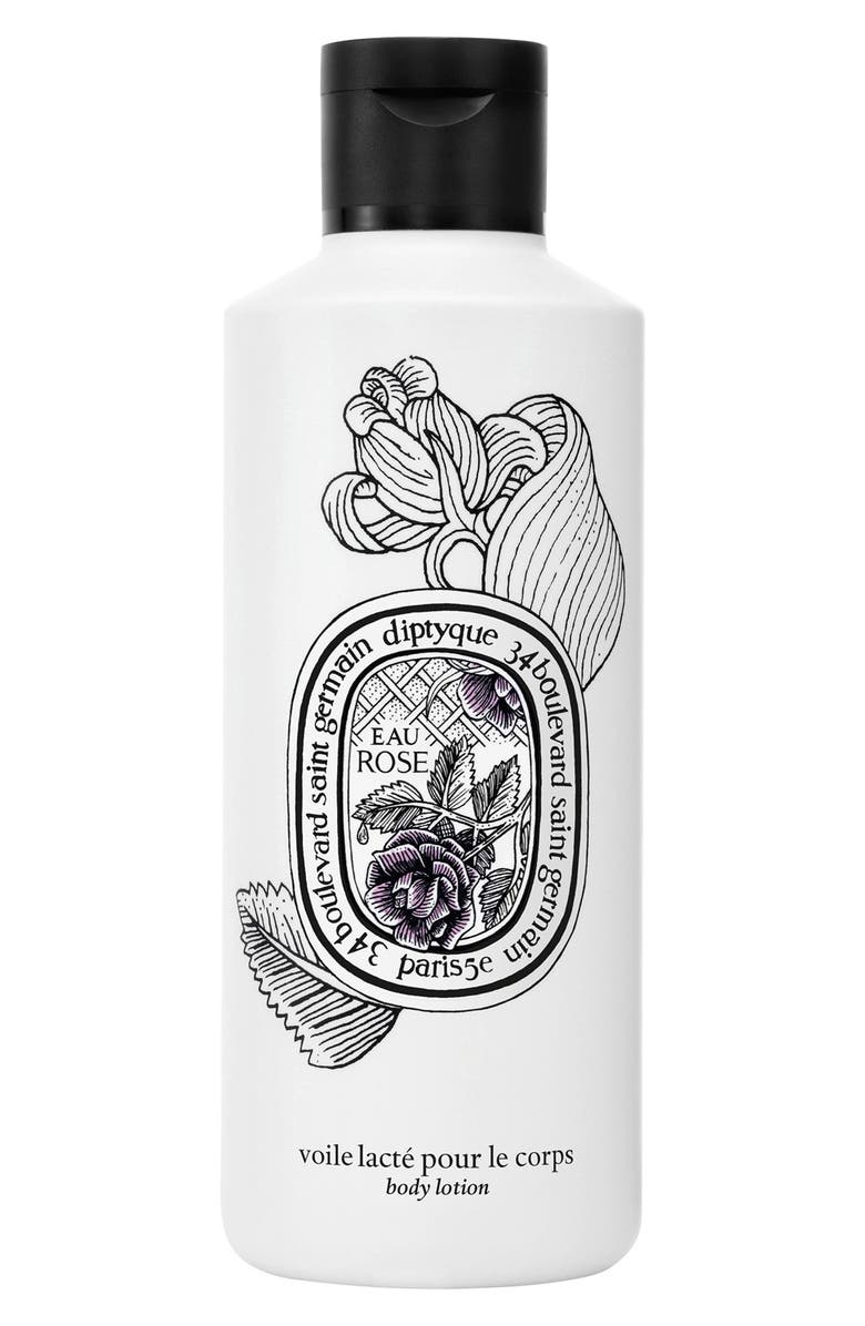 Diptyque Eau Rose Body Lotion, Main, color, 
