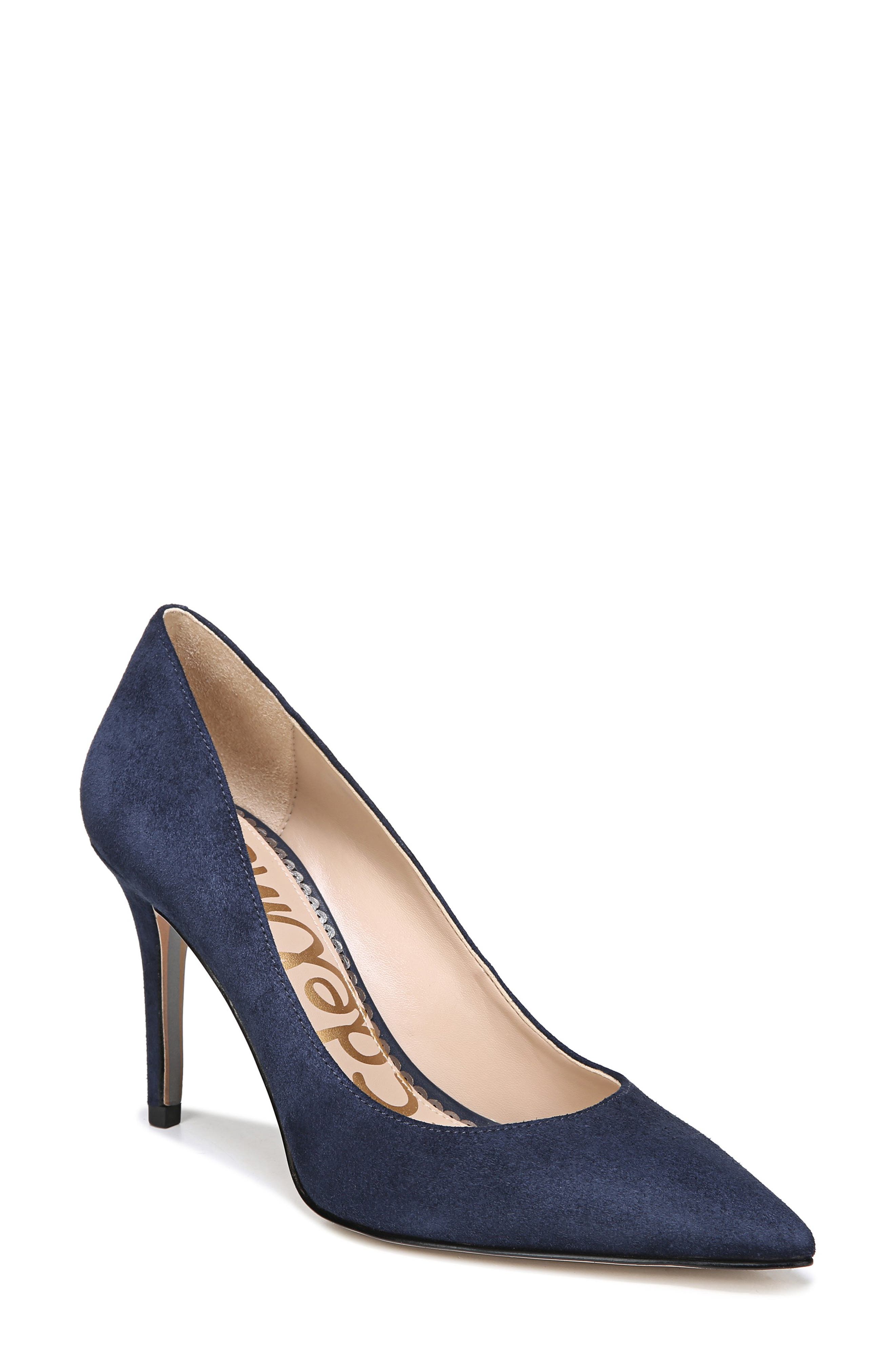 Margie Pump, Main, color, BALTIC NAVY BLUE SUEDE