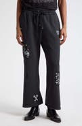 MIDNIGHT RODEO Opera House Patchwork Flare Sweatpants