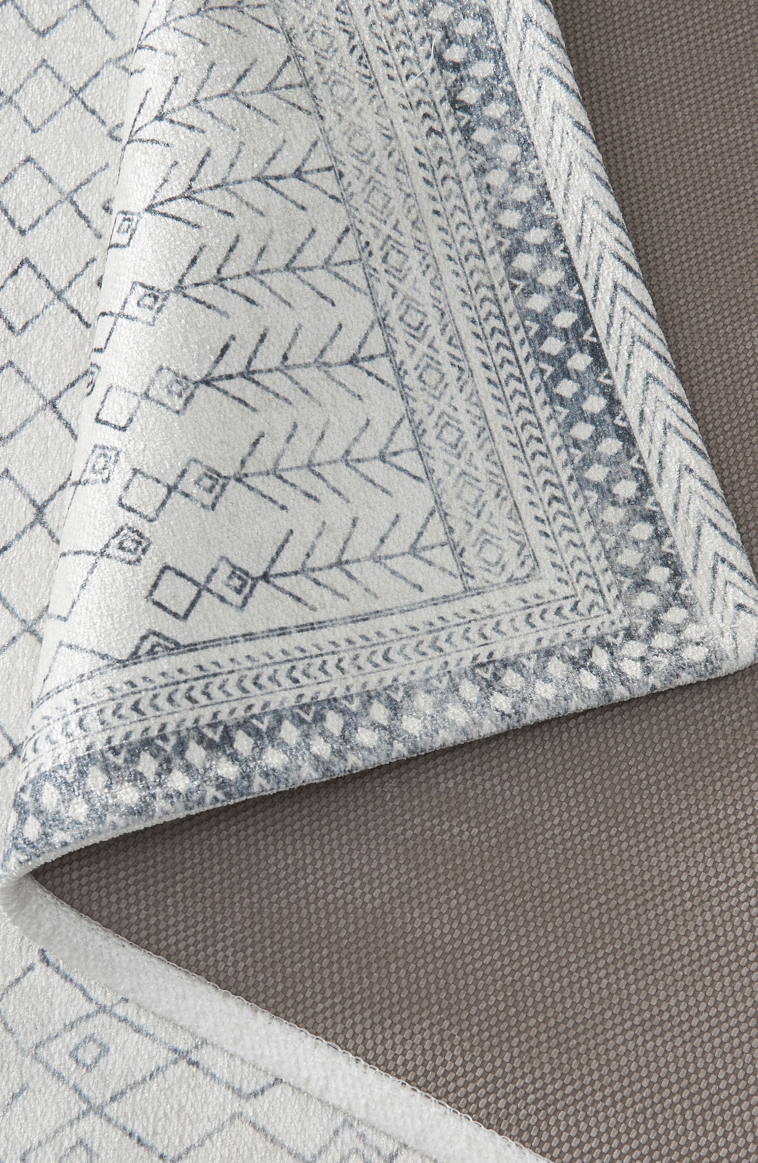 Woven & Weft Distressed Machine-Washable Rug | Nordstromrack