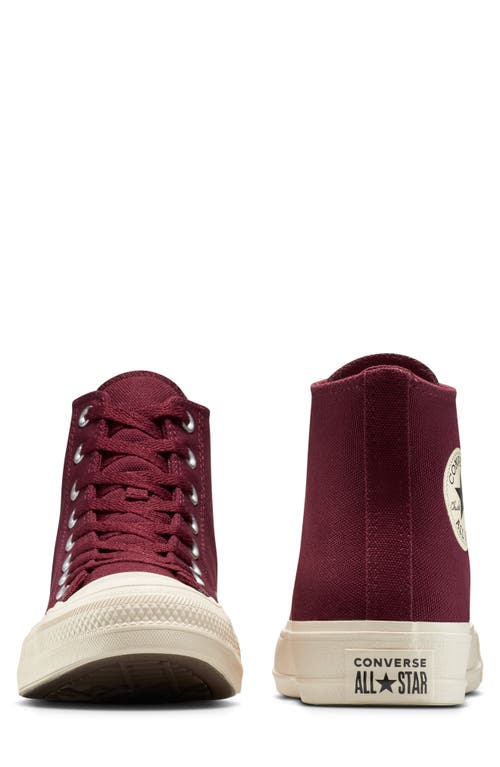 Converse Chuck Taylor All Star Durable Canvas High Top Sneaker In Burgundy