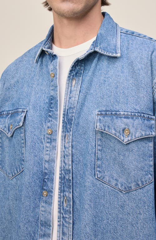 Warp & Weft Warp+weft Det Denim Button-up Shirt