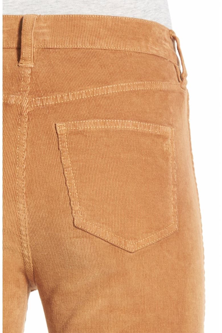 'Flea Market' Flare Corduroy Pants, Alternate, color, TIMBER BEAM