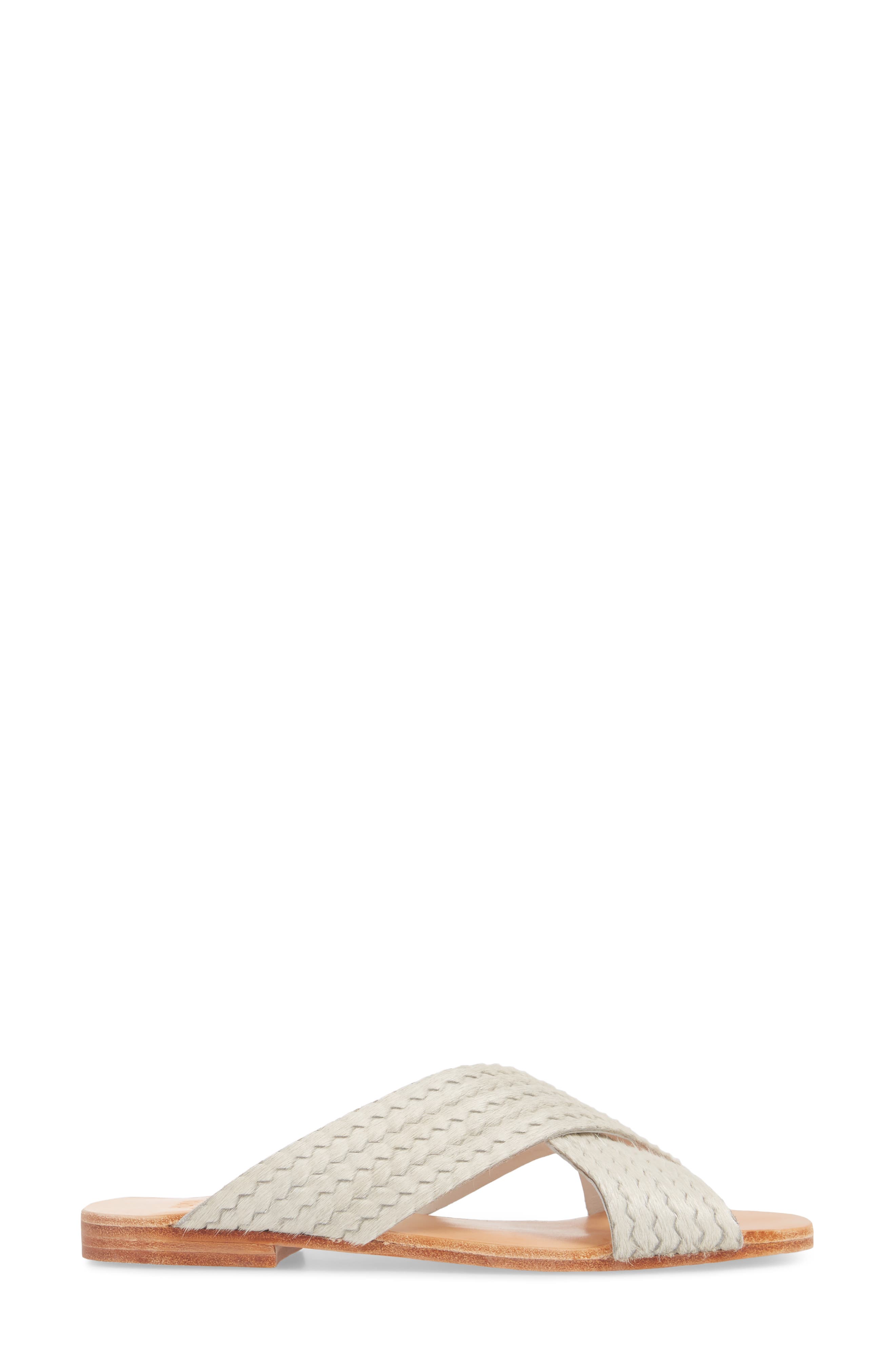 Huma Blanco Odessa Genuine Calf Hair Slide Sandal, Alternate, color, 