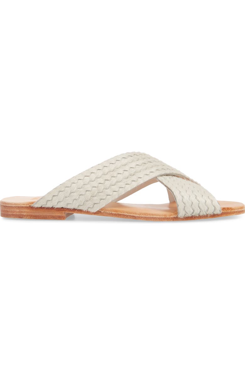 Huma Blanco Odessa Genuine Calf Hair Slide Sandal, Alternate, color,