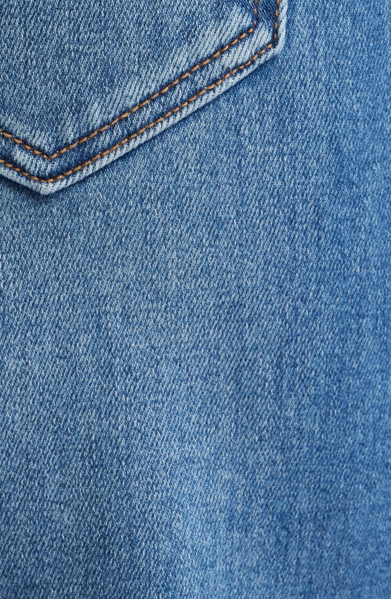 HIDDEN JEANS Raw Hem Wide Leg Jeans, Alternate, color, Dark