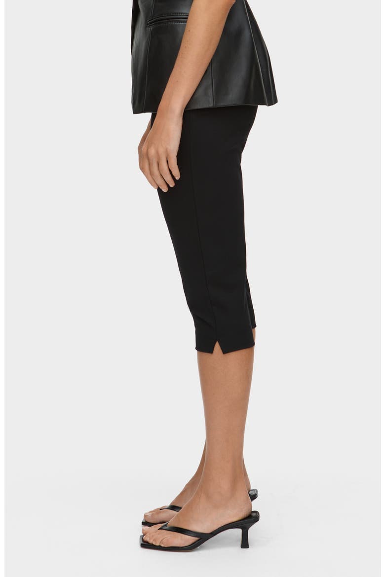 Savannah Capri Trousers, Alternate, color, BLACK
