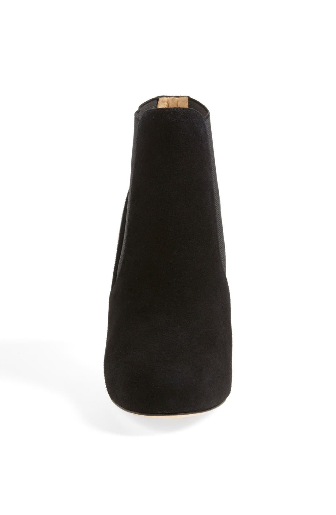 'Bijoux' Bootie (Nordstrom Exclusive), Alternate, color, BLACK SUEDE