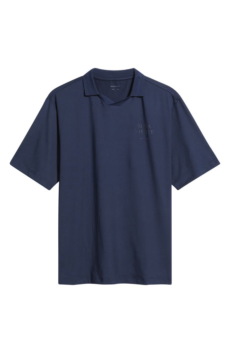 SANTO STUDIO Take Risks Club Polo, Alternate, color, Navy