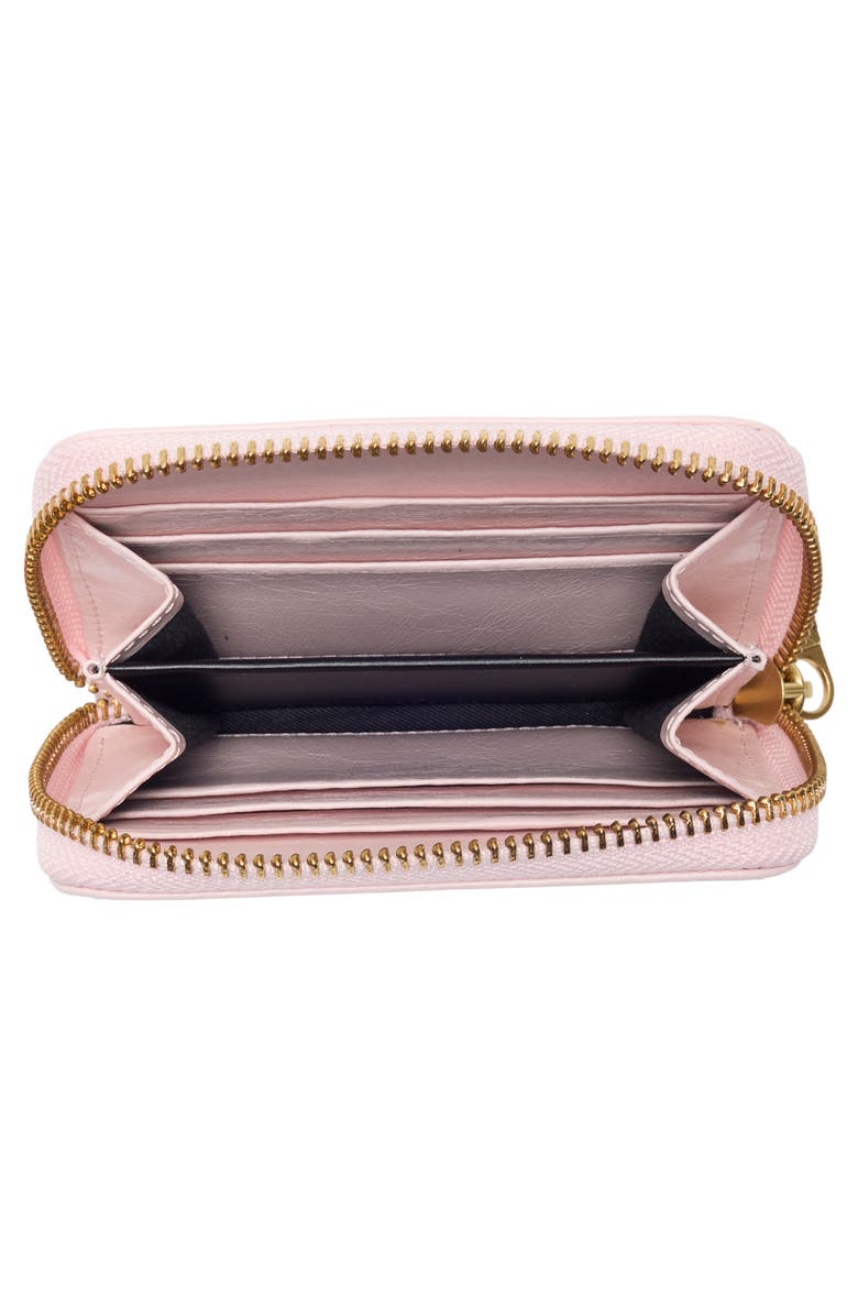 Off-White Small Zip Wallet, Alternate, color, Ice Pink