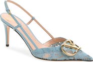 Valentino VLOGO Signature Slingback Pump