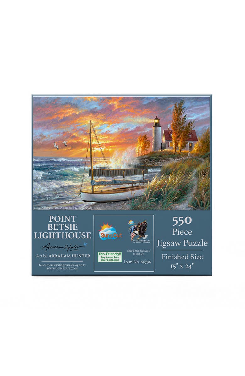 Sunsout Point Betsie Lighthouse 550 piece Jigsaw Puzzle for Adults, Alternate, color, Multicolor
