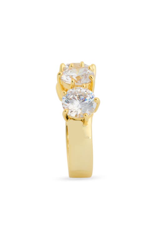 Covet Crystal 4-stone Ring In Gold
