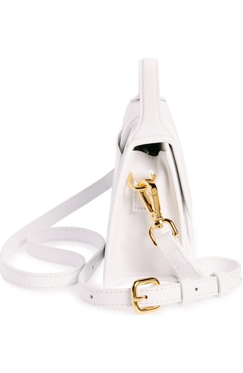 Jacquemus Le Bambino Grand Crossbody Satchel, Alternate, color, White