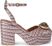 Kurt Geiger London Chelsea Ankle Strap Platform Pump