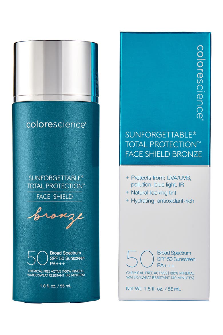 ® Sunforgettable® Total Protection Face Shield Bronze SPF 50 Sunscreen, Main, color, NO COLOR
