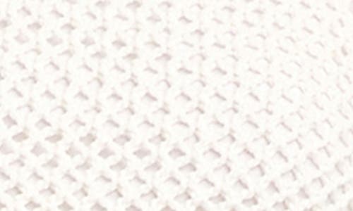 Fifteen Twenty Carly Openwork Sleeveless Sweater In Off White
