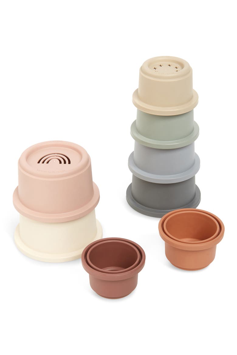 8-Piece Stacking Cups Toy, Main, color, MULTI