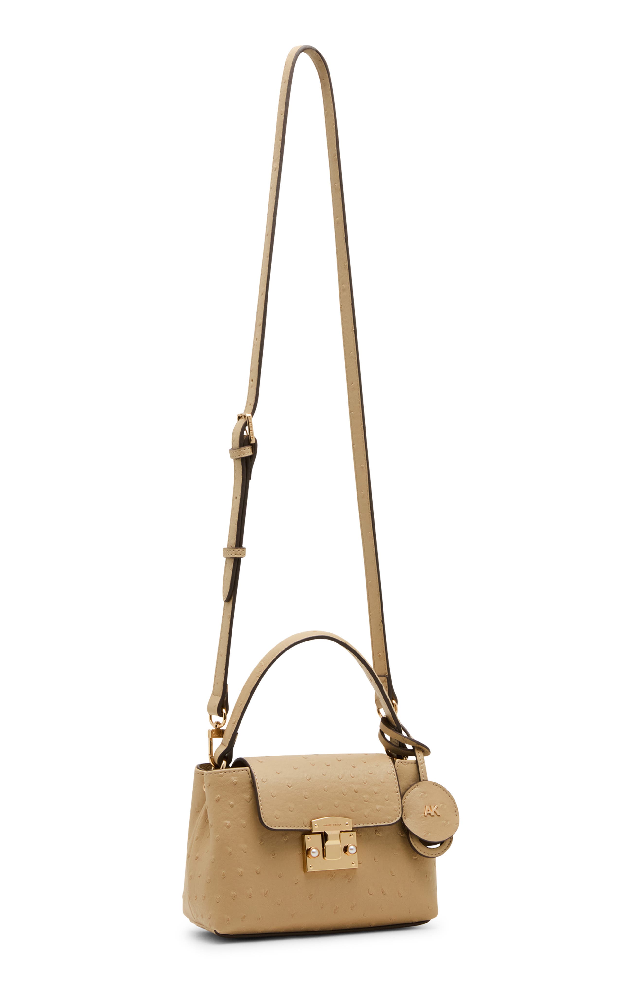 Anne Klein Small Satchel Bag, Alternate, color, Brush