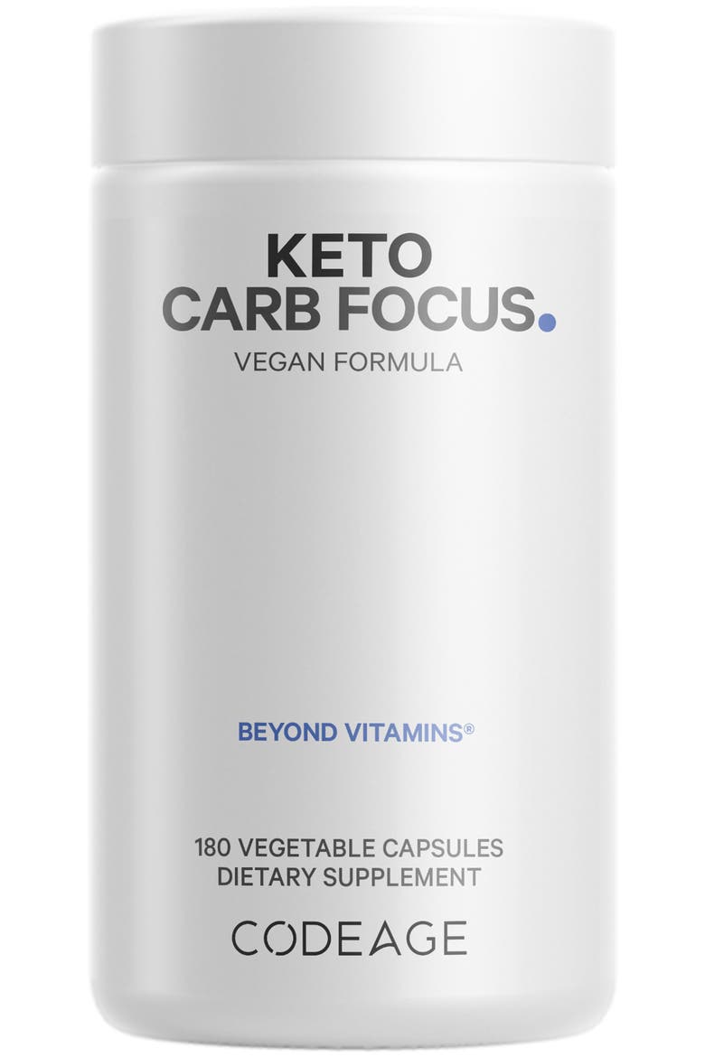 Keto Carb Focus White Kidney Bean & Green Tea Suplement, Main, color, White