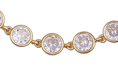 Vince Camuto Bezel Set Cz Necklace In Gold