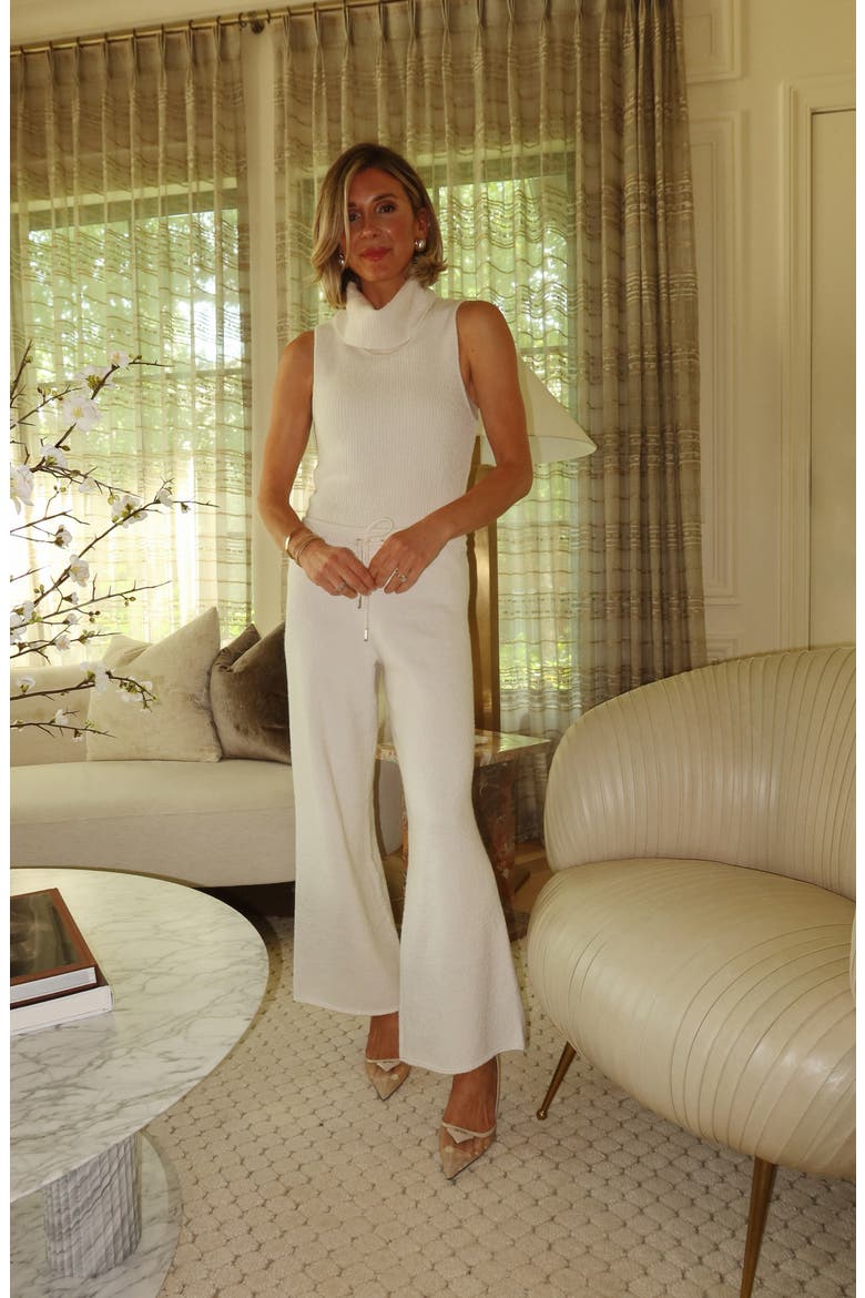x @cellajaneblog Sleeveless Turtleneck Sweater, Alternate, color, SNOW