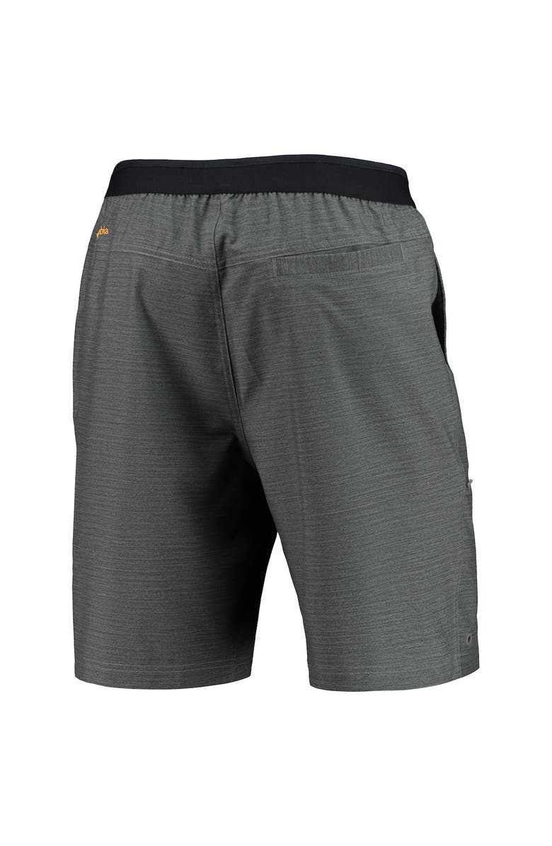 Columbia Men's Columbia Heathered Gray Clemson Tigers Twisted Creek Omni-Shield Shorts, Alternate, color, Heather Gray