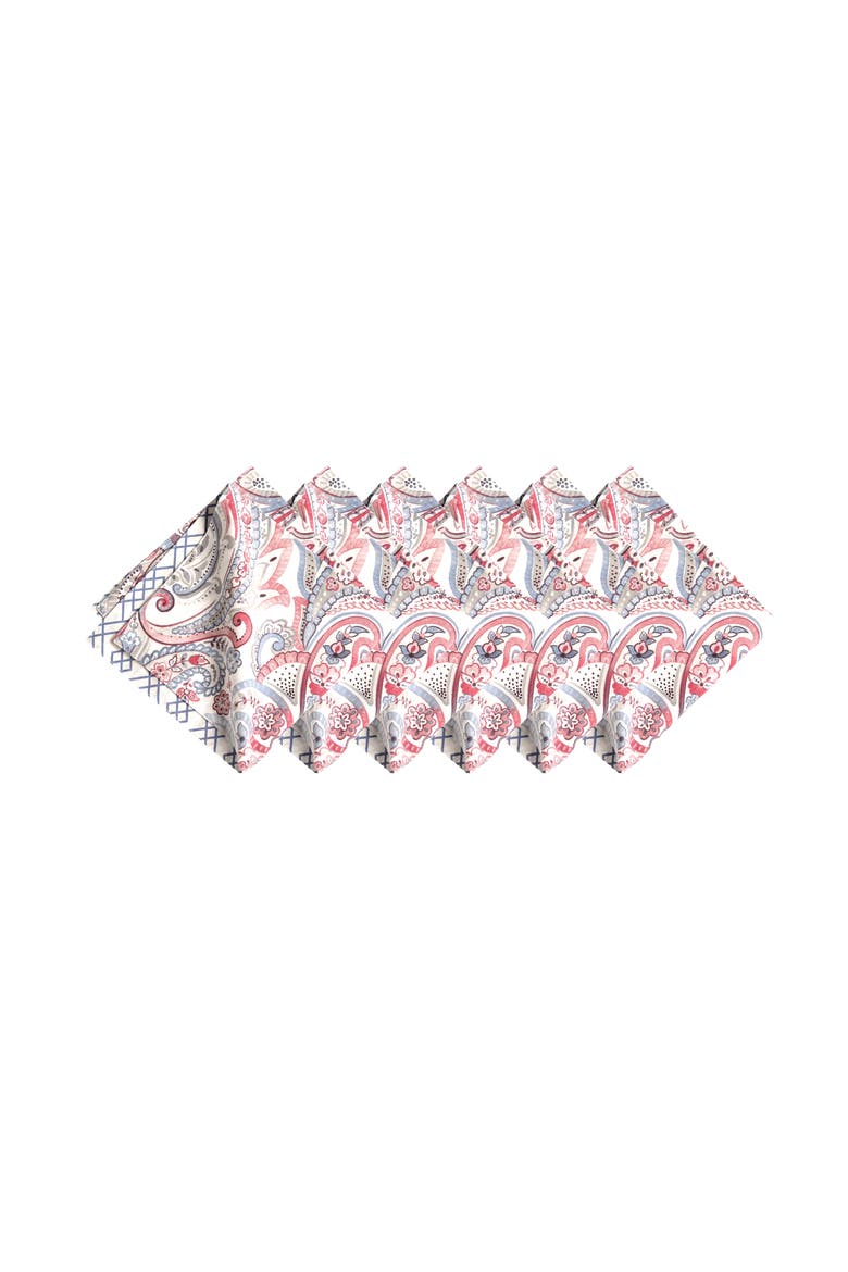 Claiborne Cloth Napkin Set of 6, Alternate, color, Blue