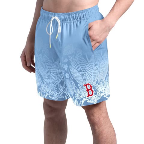 Men's Margaritaville  Blue Boston Red Sox Lagoon Fiesta Swim Shorts