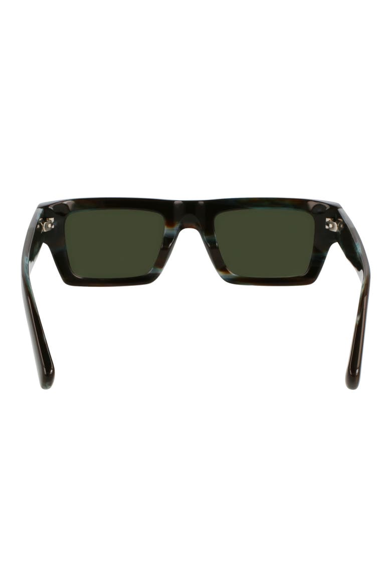 Prisma 50mm Rectangular Sunglasses, Alternate, color, STRIPED KHAKI