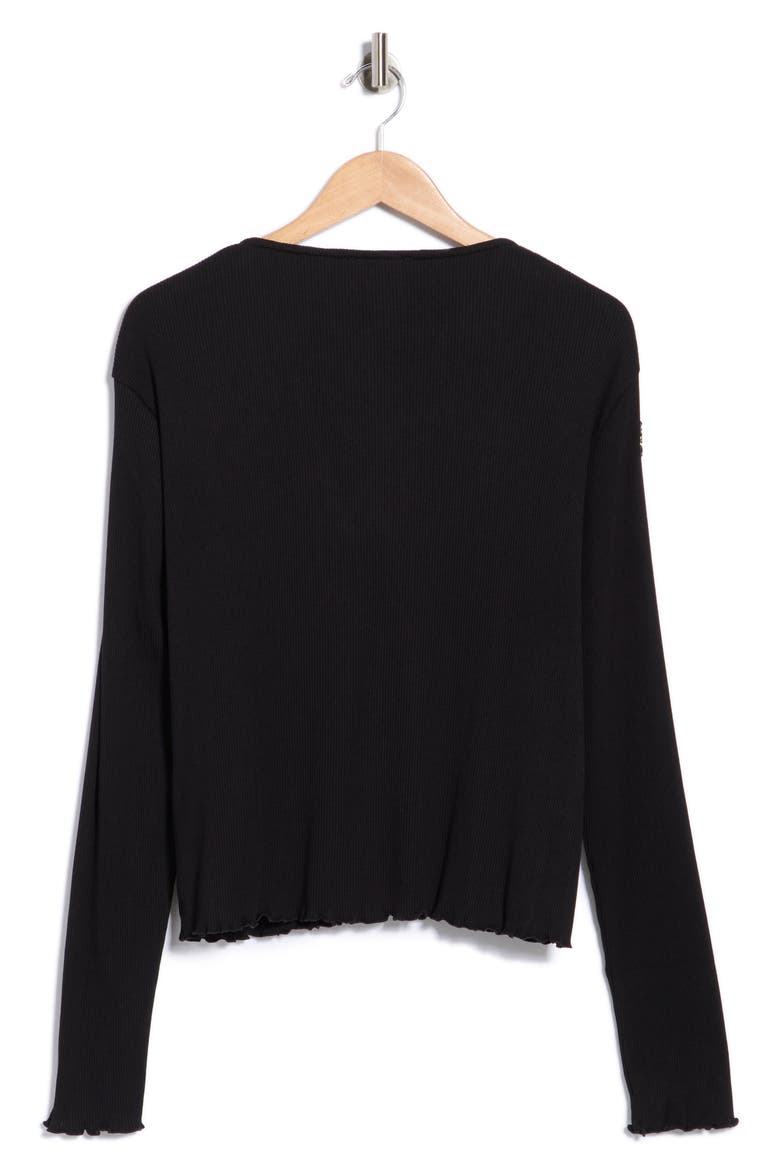 Knit Cardigan, Alternate, color, JET BLACK