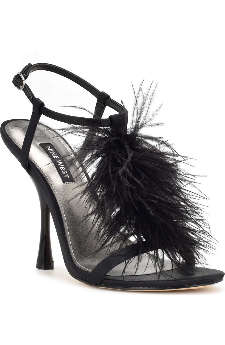 Nine West Million Feather Sandal, Main, color,