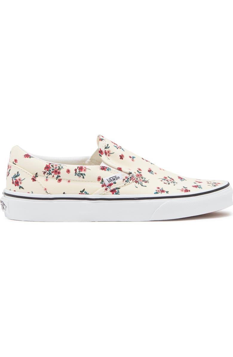 Vans Classic Floral Canvas Slip-On Sneaker, Alternate, color,