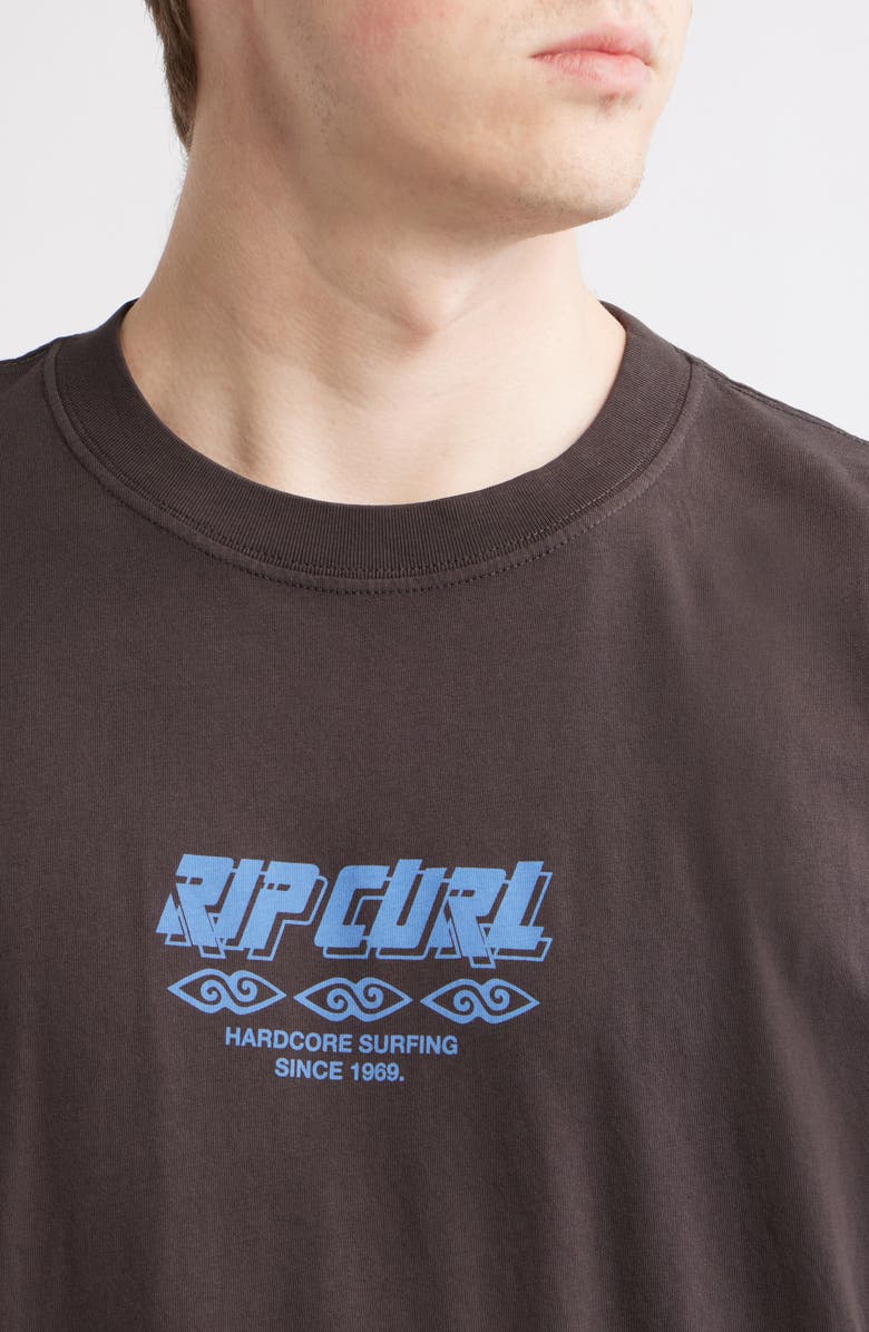 Rip Curl Liquid Trips Ripper Graphic T-Shirt, Alternate, color, Washed Black