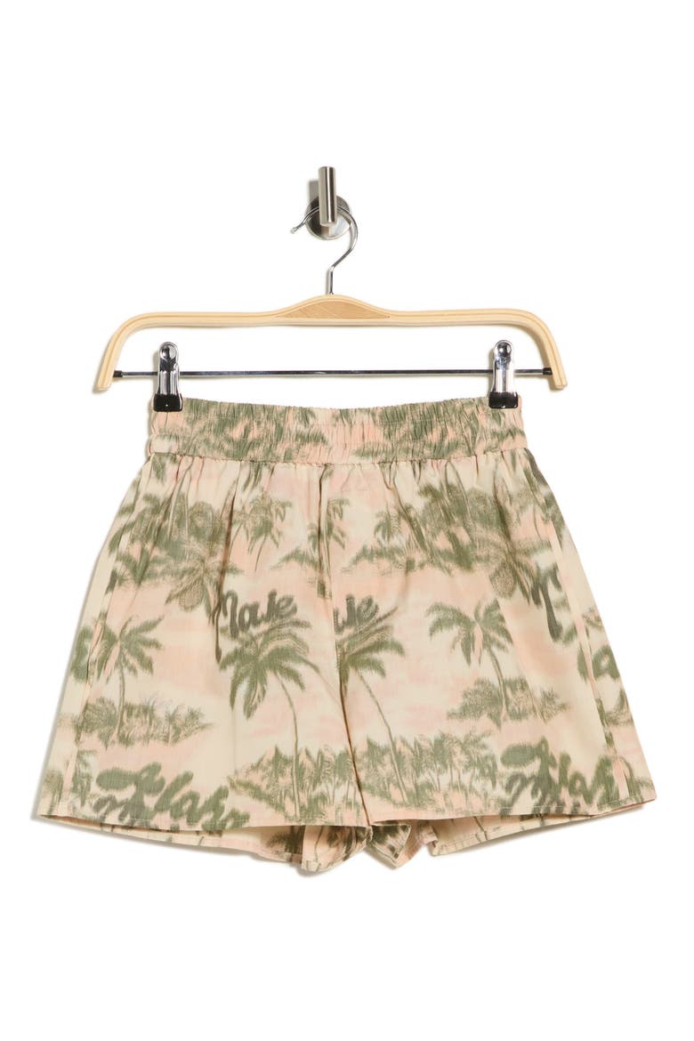 Loha Shorts, Alternate, color, IMPRIME ALOHA BEIGE/ KHAKI