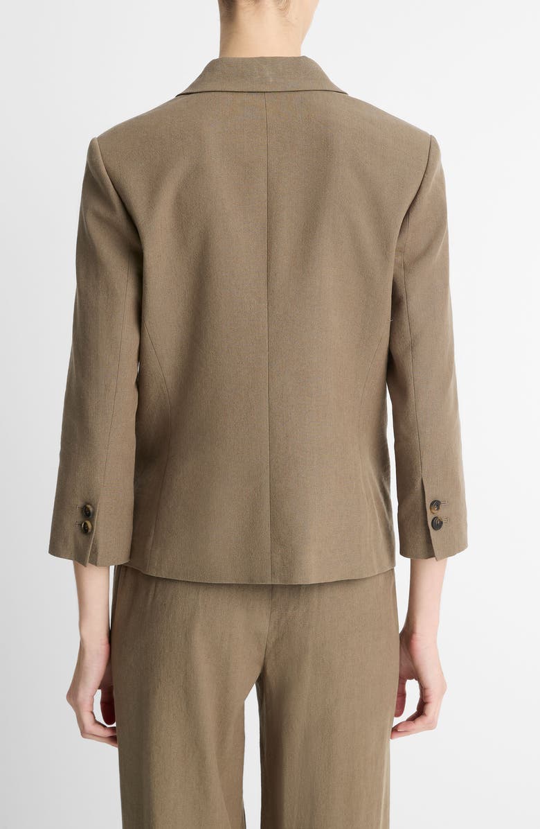 Vince Shrunken Blazer, Alternate, color, Moss Smoke