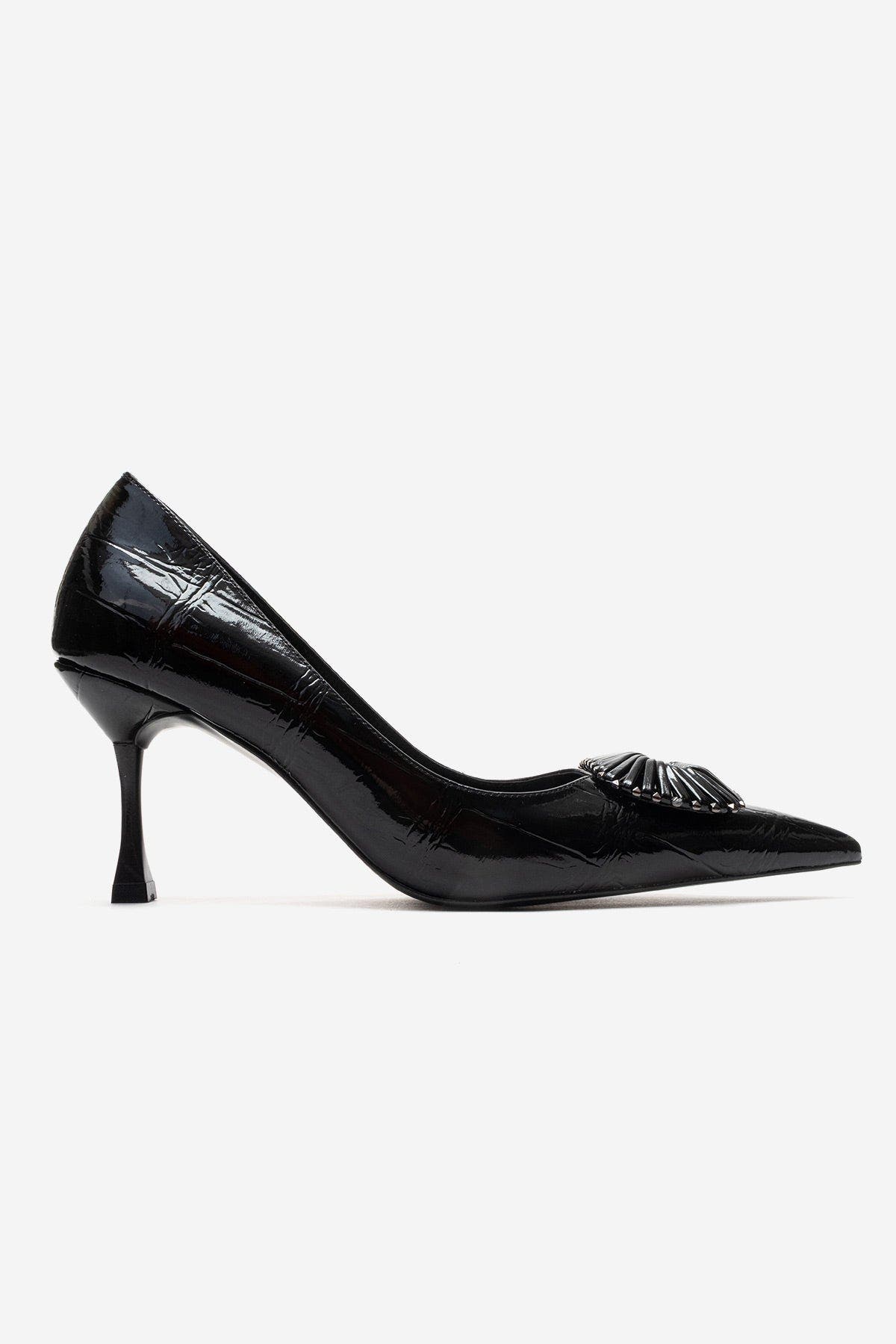 Prologue Shoes Rebel Stiletto Pump, Alternate, color, Black Print