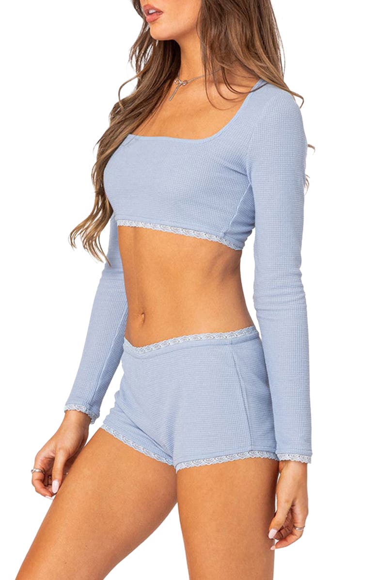 EDIKTED GRWM Thermal Crop Top, Alternate, color, 