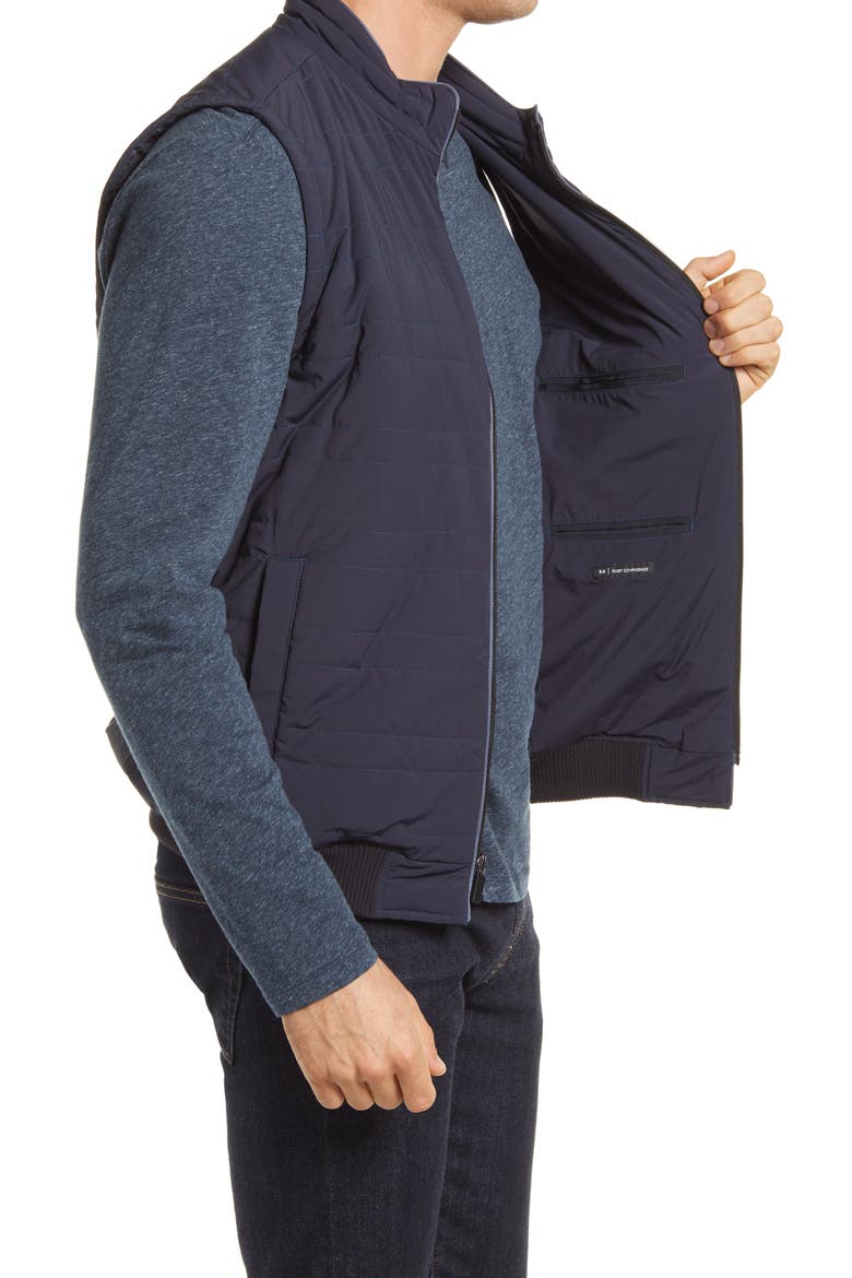 Miller Quilted Vest, Alternate, color, NAVY
