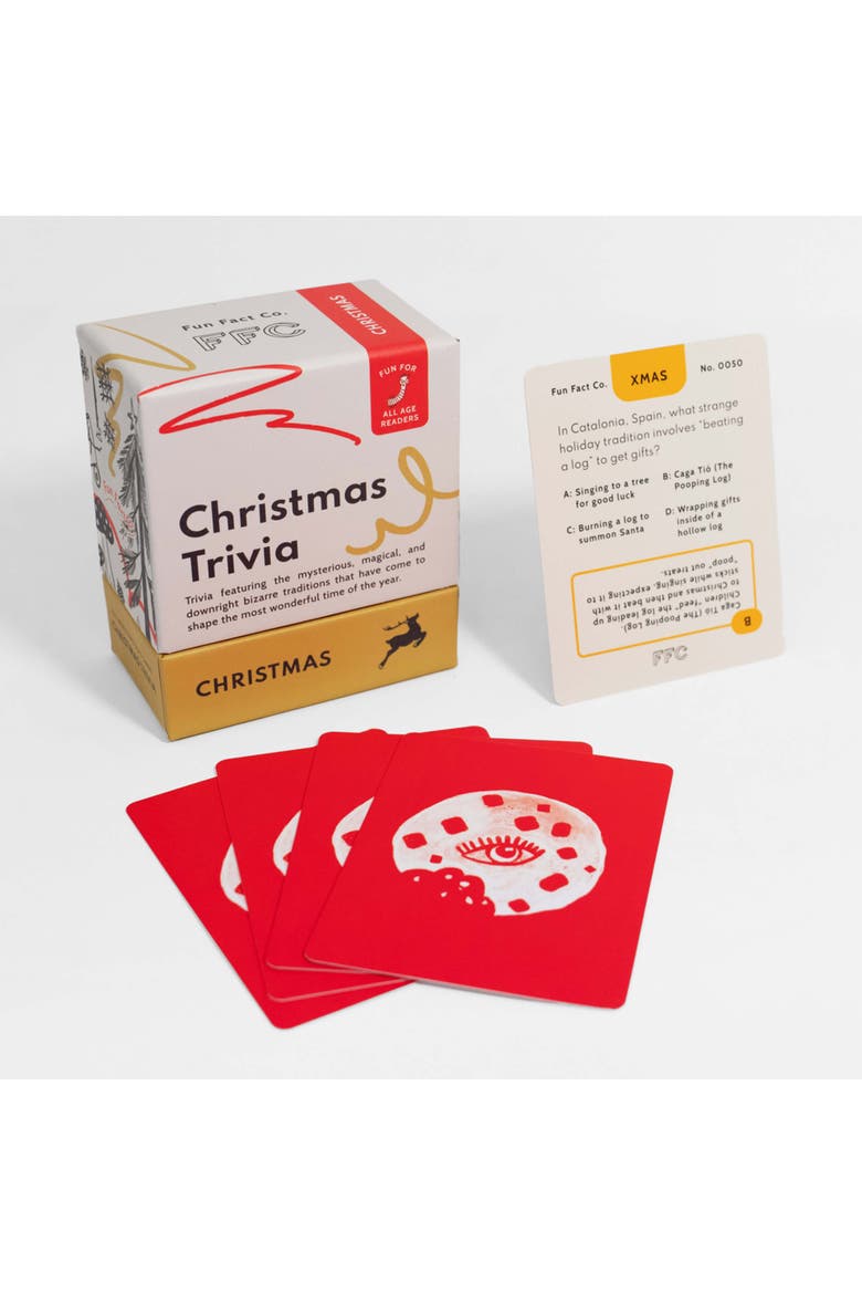 Christmas Trivia Card Game, Alternate, color, Multicolor
