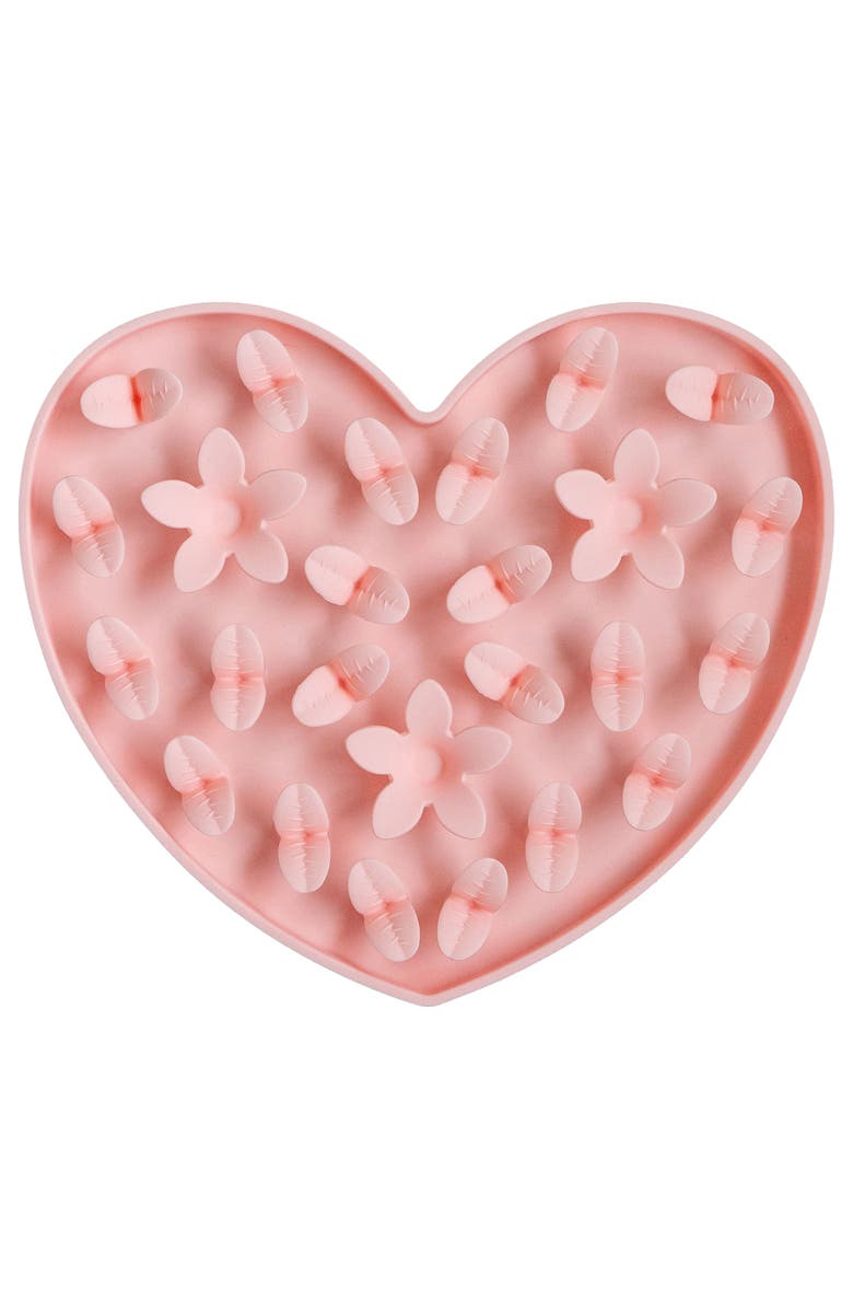 Dexypaws Enrichment Snuffle Mat Textured Dog Feeding Pad, Main, color, Pink