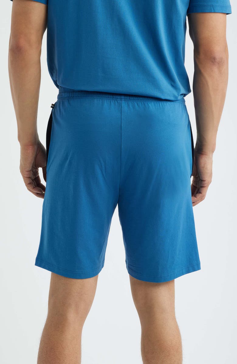 BOSS Mix Match Stretch Cotton Pajama Shorts, Alternate, color, Open Blue